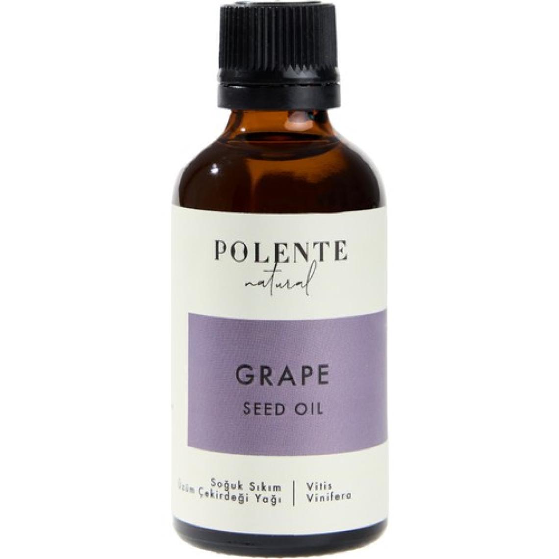 Polente Natural Üzüm Çekirdeği Yağı - Soğuk Sıkım (50 ml)