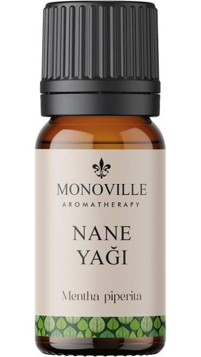 Monoville Tıbbi Nane Uçucu Yağı 10 ml % 100 Saf ve Doğal ( Peppermint Essential Oil )
