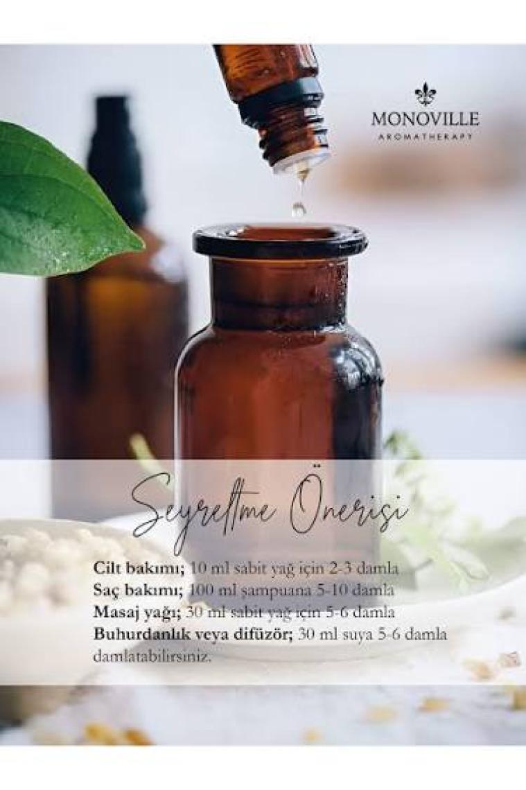 Monoville Tıbbi Nane Uçucu Yağı 10 ml % 100 Saf ve Doğal ( Peppermint Essential Oil )