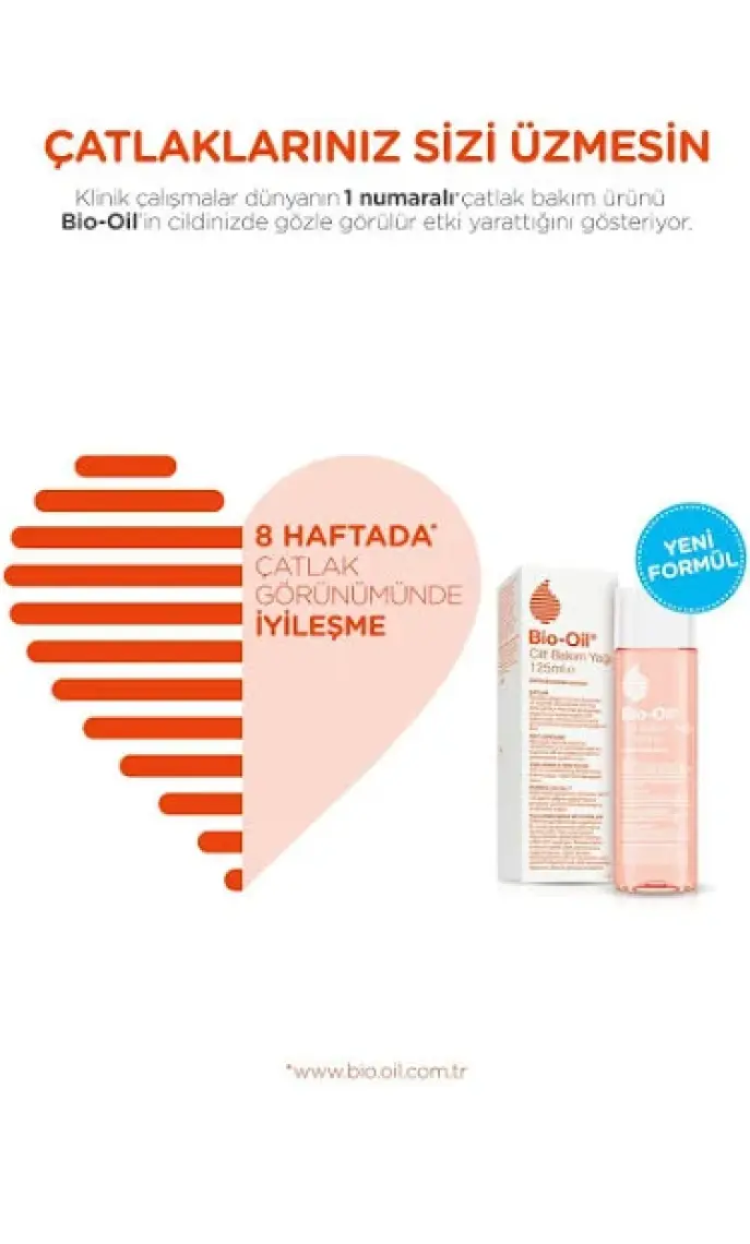 Bio-Oil Çatlak Karşıtı & Leke Karşıtı Nemlendirici Cilt Bakım Yağı 125 ml