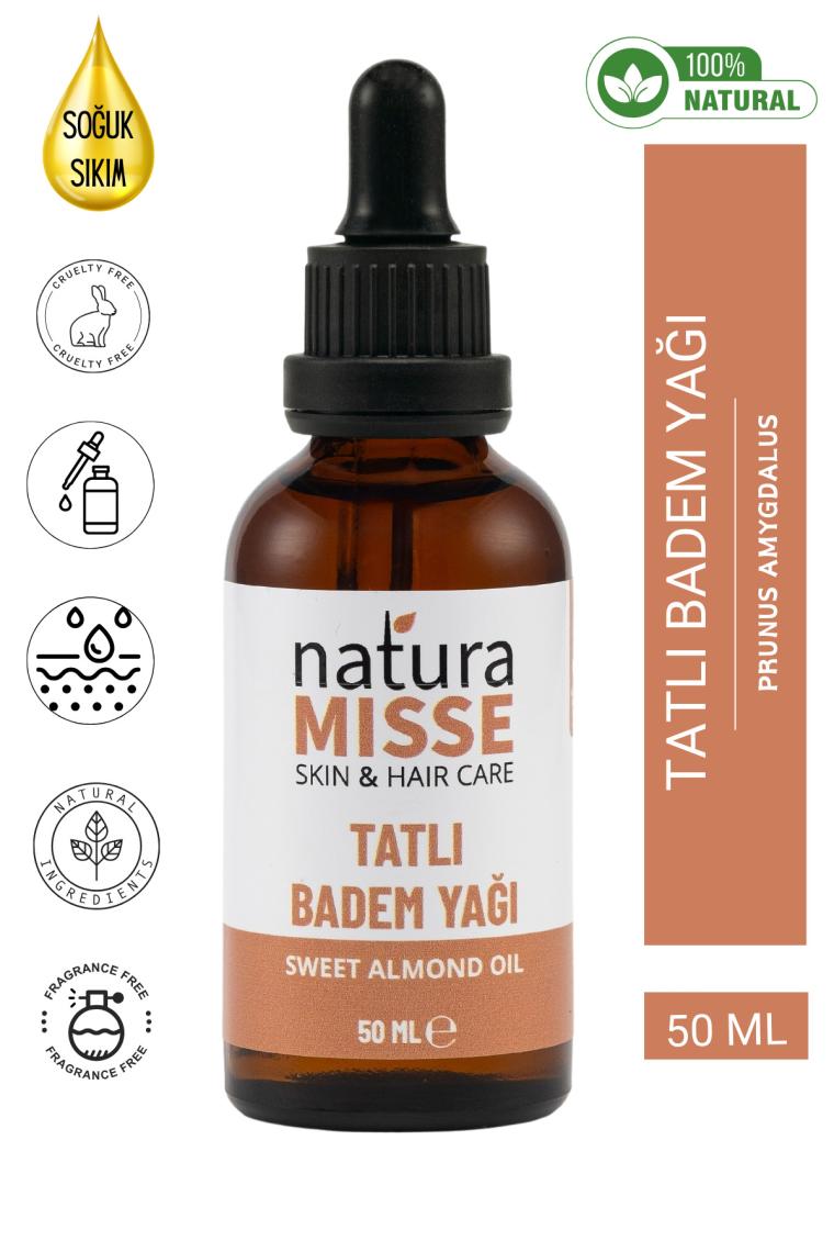 Naturamisse Tatlı Badem Yağı 50 ml Soğuk Sıkım