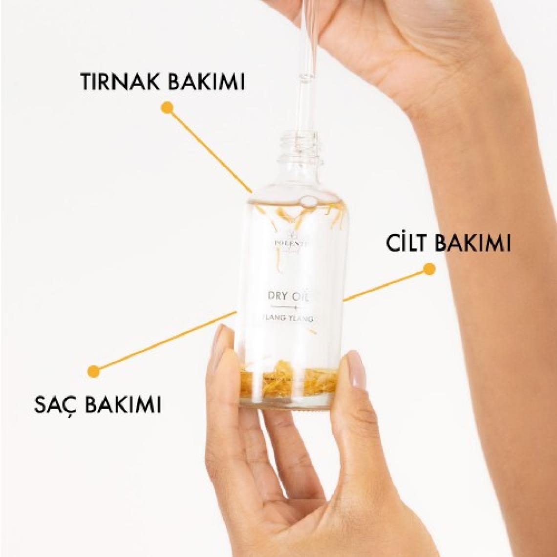 Polente Natural Ylang Ylang Dry Oil 50 ml - Çok Amaçlı Kuru Yağ