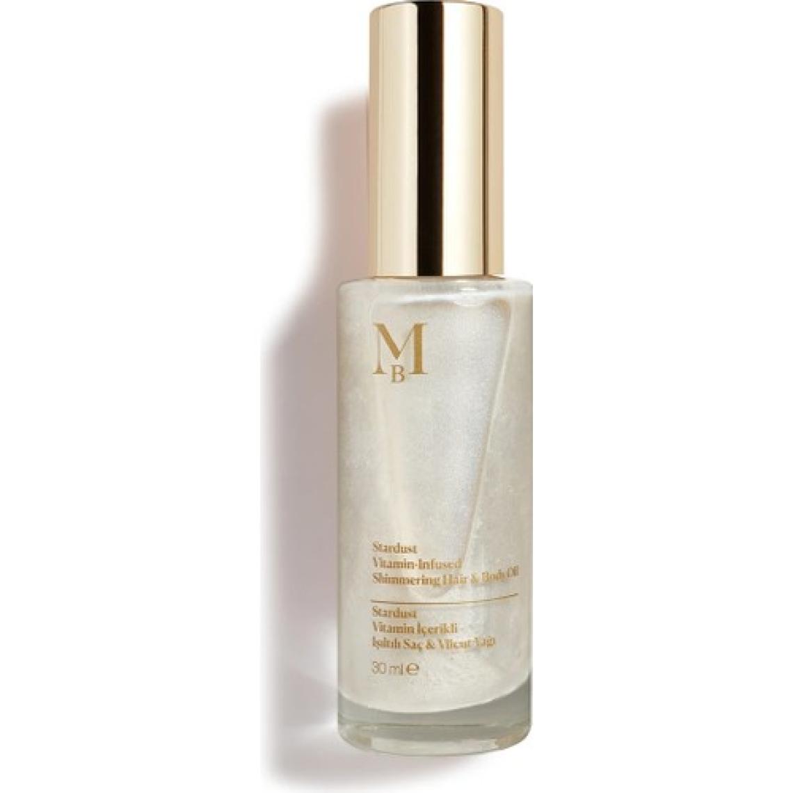 Misbahçe Stardust Vitamin İçerikli Işıltılı Saç ve Vücut Yağı Vanilya 30 ml