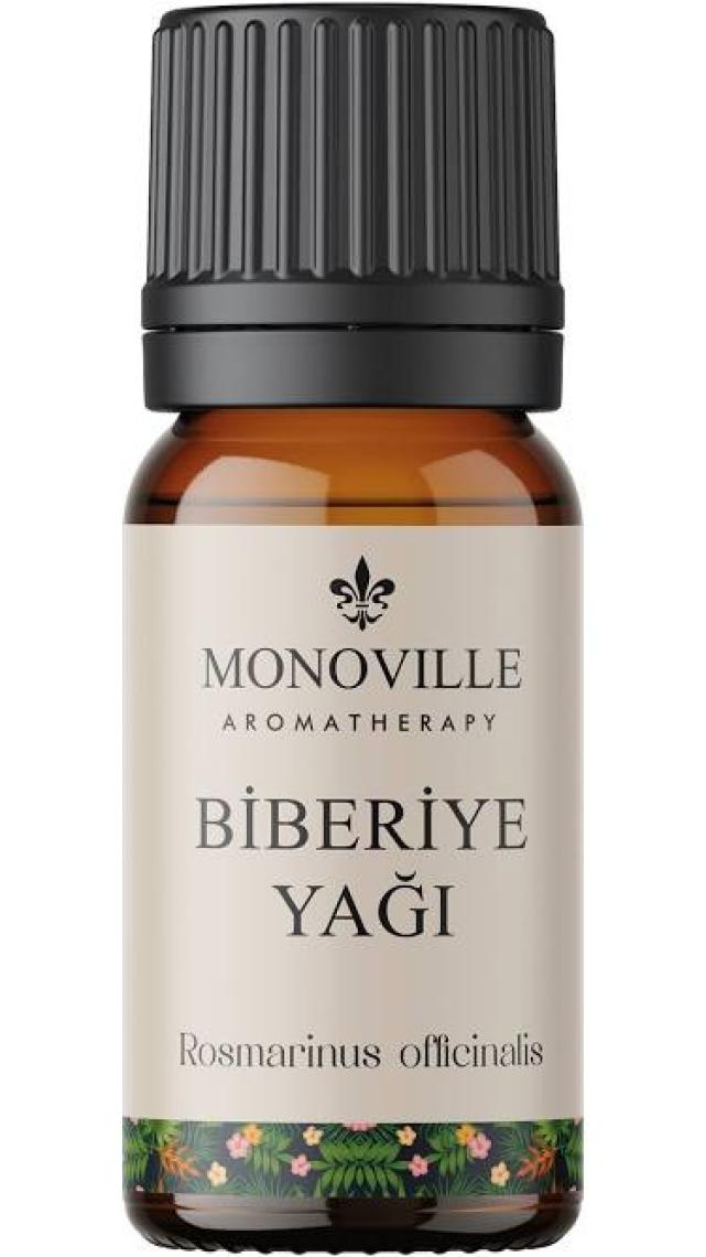 Monoville Biberiye Uçucu Yağı 10 ml %100 Saf Ve Doğal ( Rosemary Essential Oil )