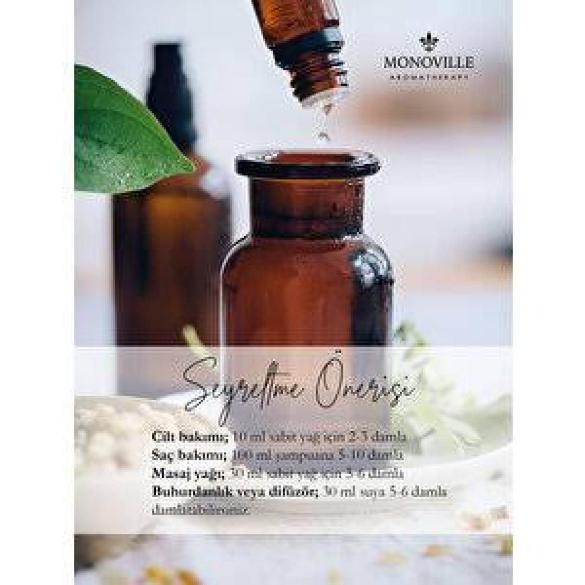 Monoville Biberiye Uçucu Yağı 10 ml %100 Saf Ve Doğal ( Rosemary Essential Oil )