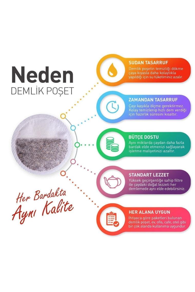 Karali Premium 3.2 gr 100'lü Demlik Poşet Çay