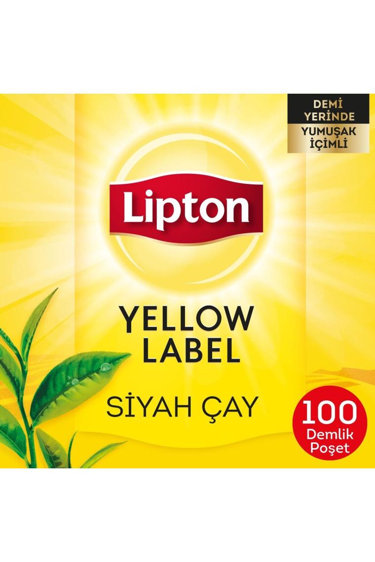 Yellow Label Demlik Poşet Çay 100'lü X 2 Adet
