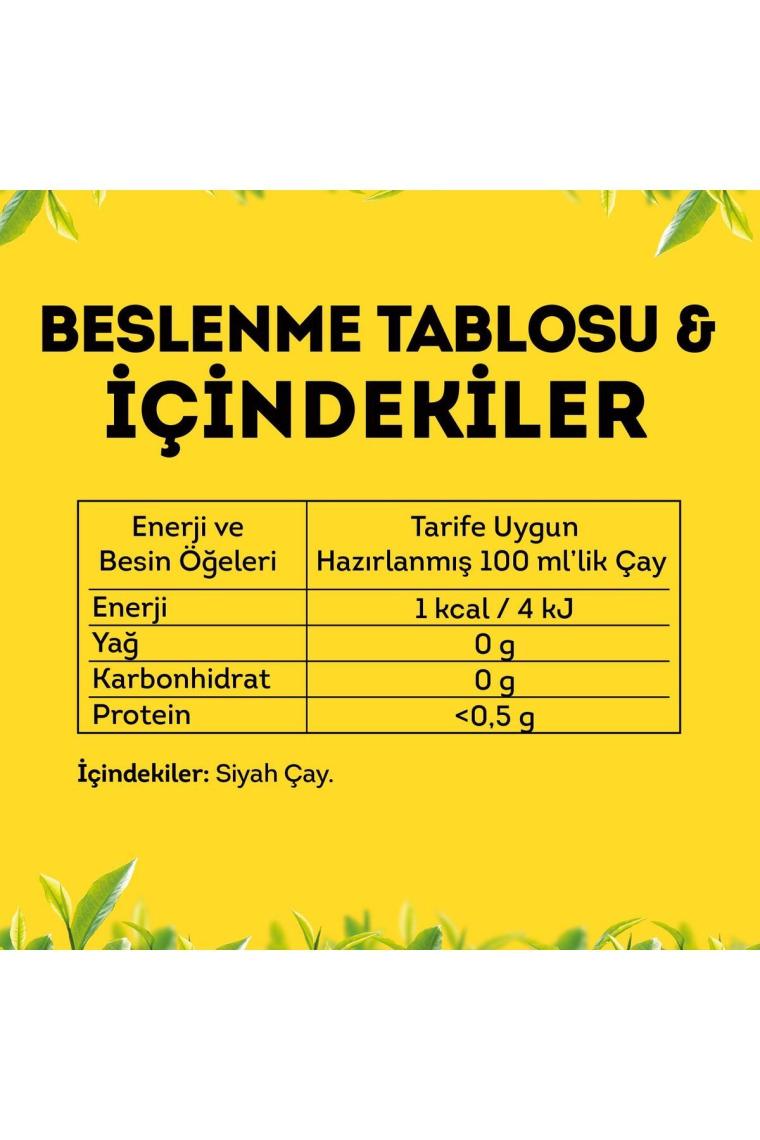 Yellow Label Demlik Poşet Çay 100'lü X 2 Adet