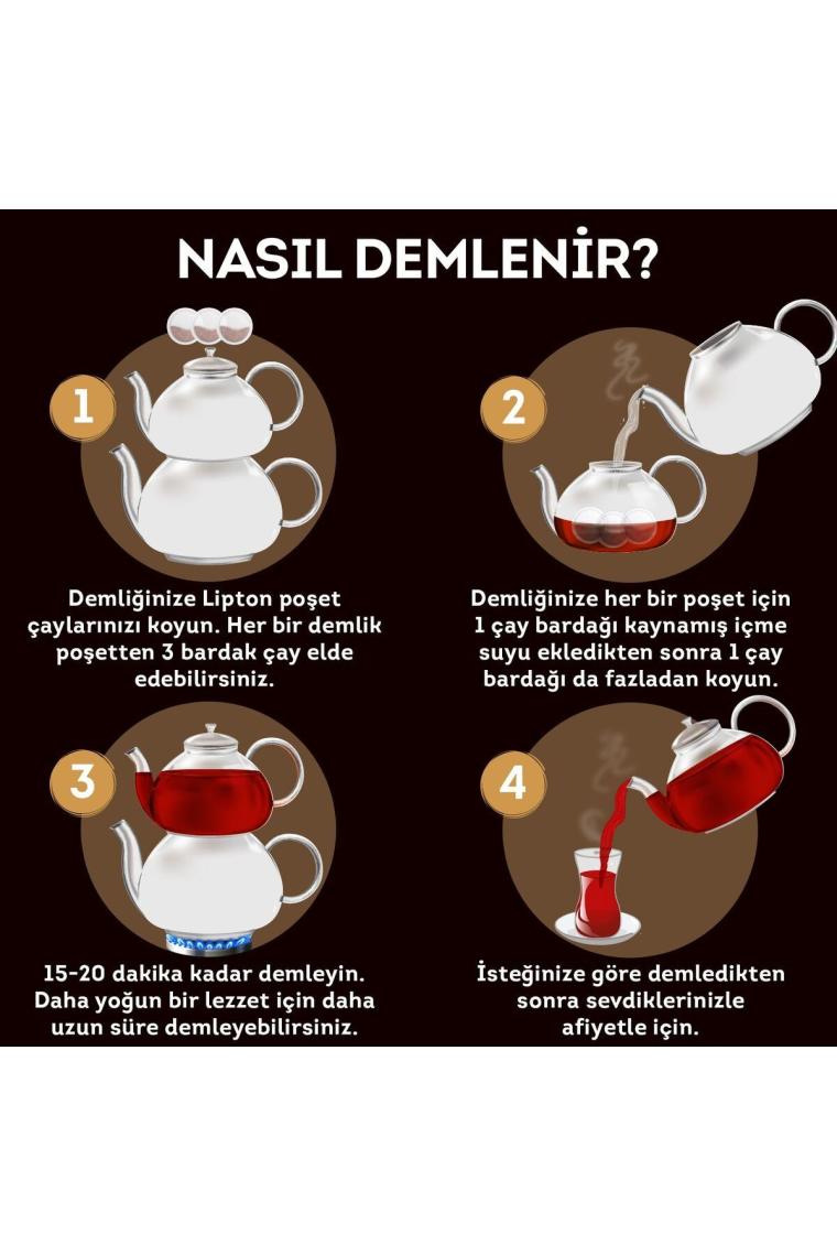 Earl Grey Demlik Poşet Çay 100lü 3 Adet