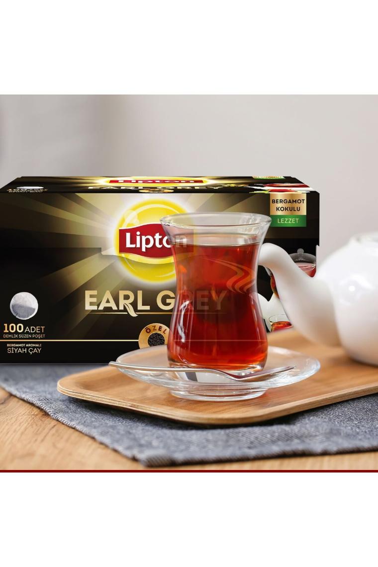 Earl Grey Demlik Poşet Çay 100lü 3 Adet