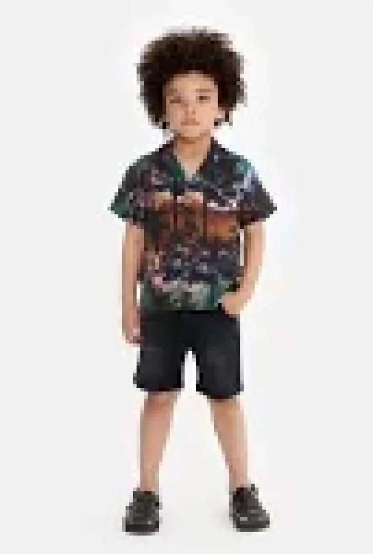 Nebbati  Erkek Çocuk Desenli Gömlek 23SS0NB3603
