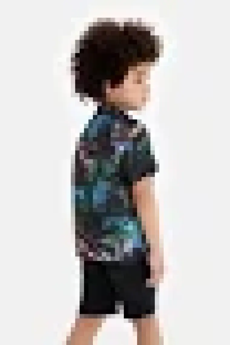 Nebbati  Erkek Çocuk Desenli Gömlek 23SS0NB3603