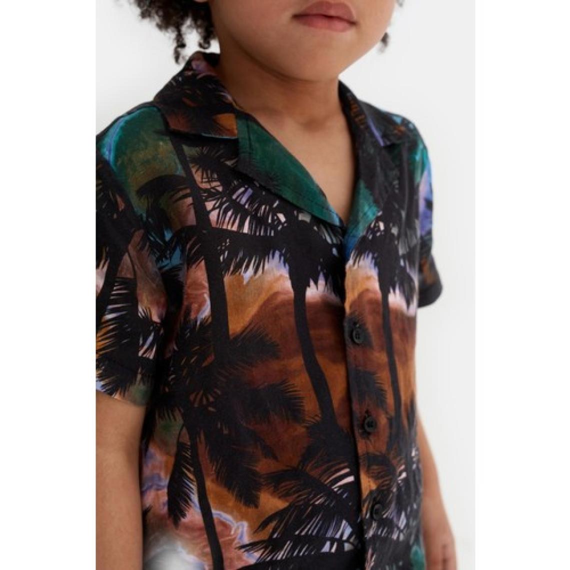 Nebbati  Erkek Çocuk Desenli Gömlek 23SS0NB3603