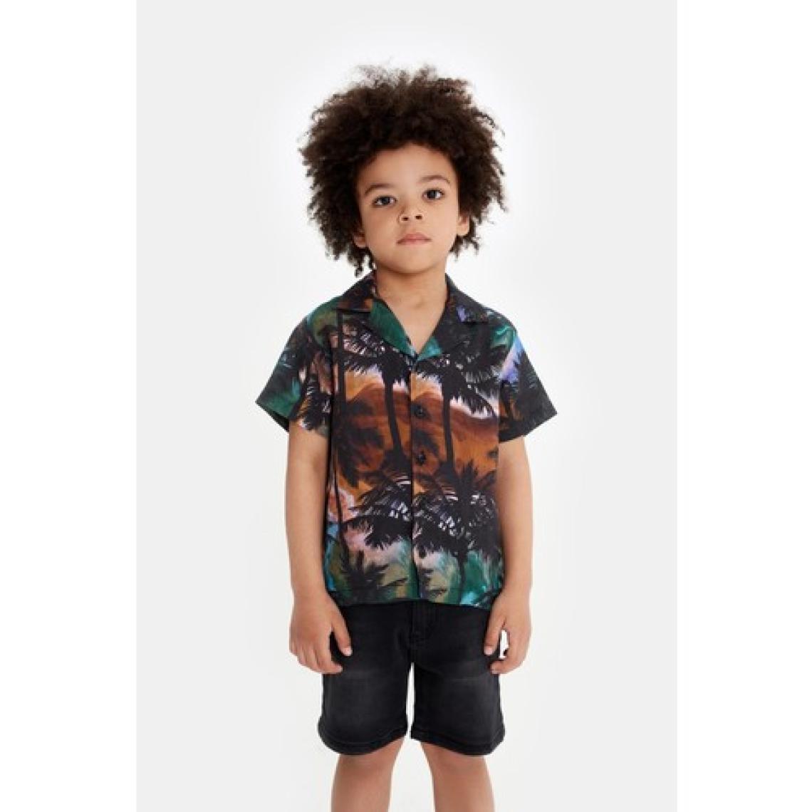 Nebbati  Erkek Çocuk Desenli Gömlek 23SS0NB3603