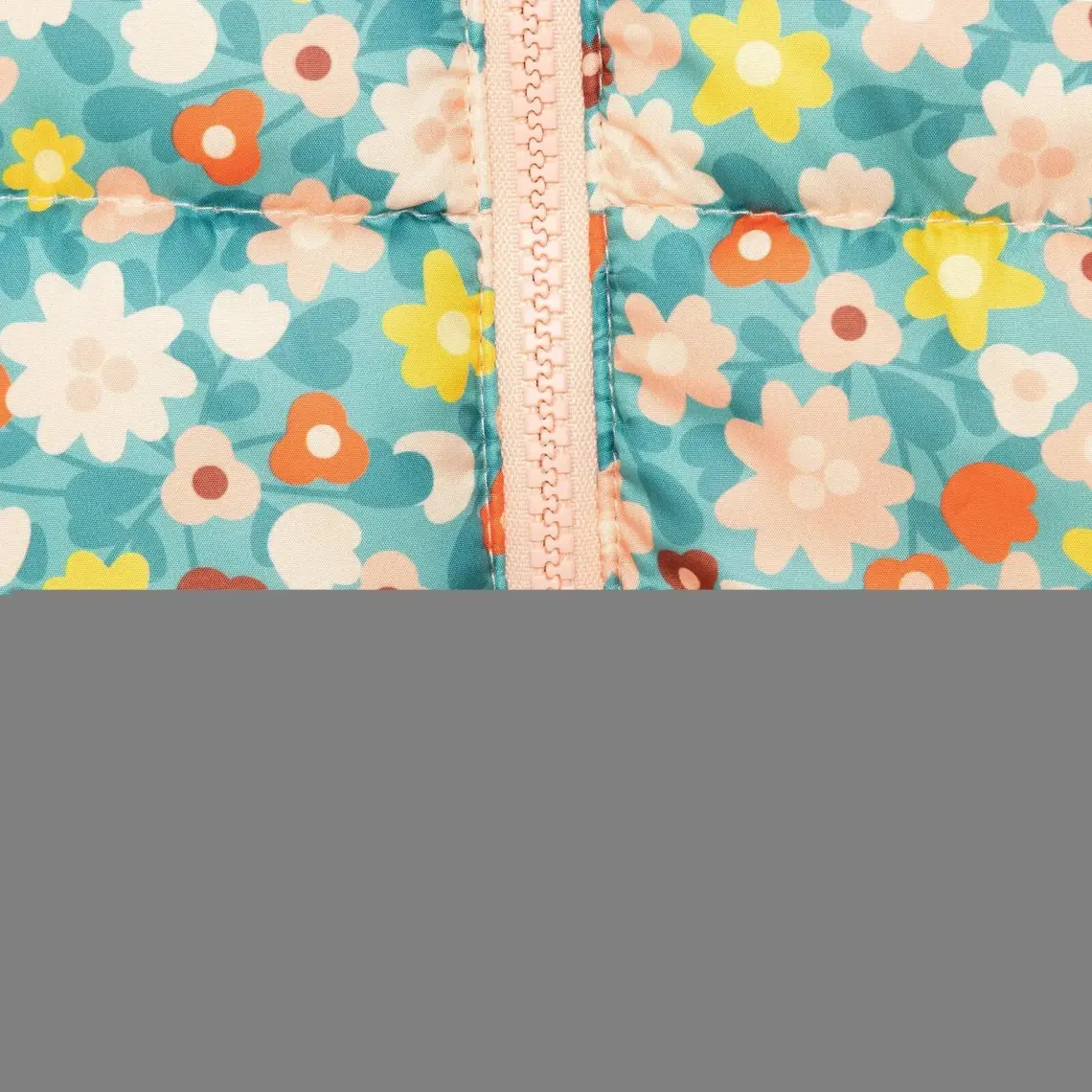 HelloBaby Basic Çiçek Baskılı Kulaklı Kapüşonlu Mont Kız Bebek