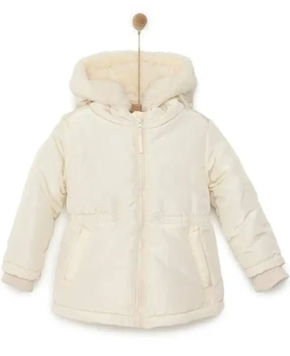 HelloBaby HelloBaby Kapüşonlu Mont Kız Bebek