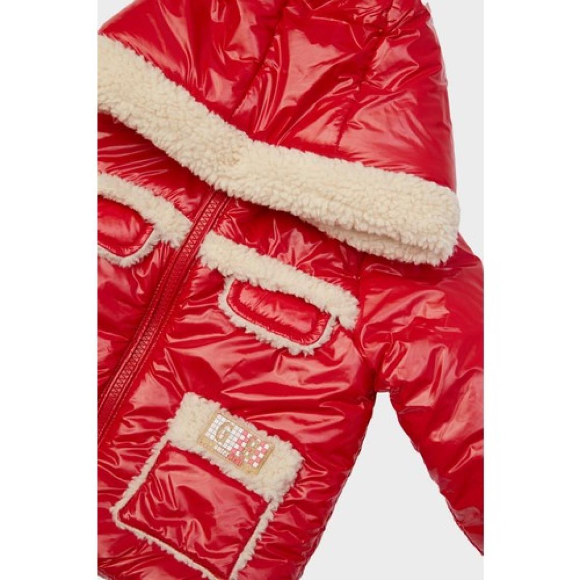 Gb Baby Layette Kız Bebek Kırmızı Mont 23FW0BG2722