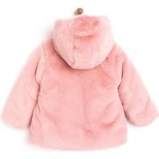 Midimod Basic Kapüşonlu Peluş Mont Kız Bebek
