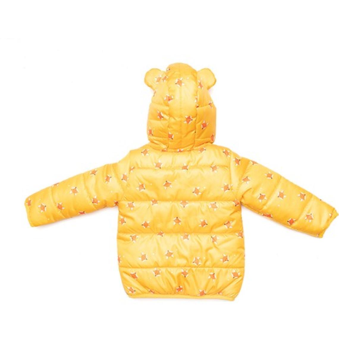 HelloBaby Basic Tilki Desenli Kulaklı Kapüşonlu Mont Erkek Bebek