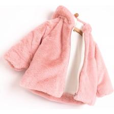 Midimod Basic Kapüşonlu Peluş Mont Kız Bebek