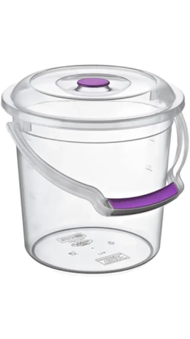 Hobby Life Plastik 5 Lt Su Kovası Şeffaf
