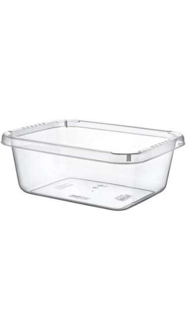 Hobby Life Plastik 3 No Şeffaf Dikdörtgen  Badya(14 Lt)