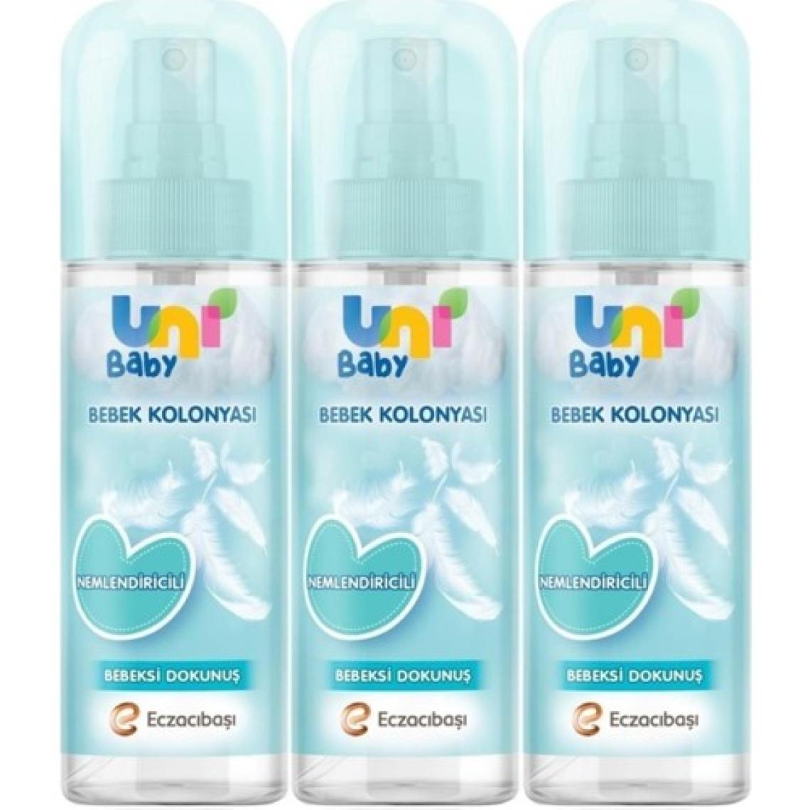 Uni Baby Bebek Kolonyası 150 ml Nemlendiricili/bebeksi Dokunuş (3 Lü Set)