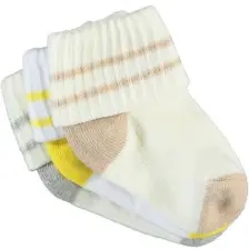 Civil Baby Erkek Bebek 3'lü Çorap Set 0-6 Ay Hardal