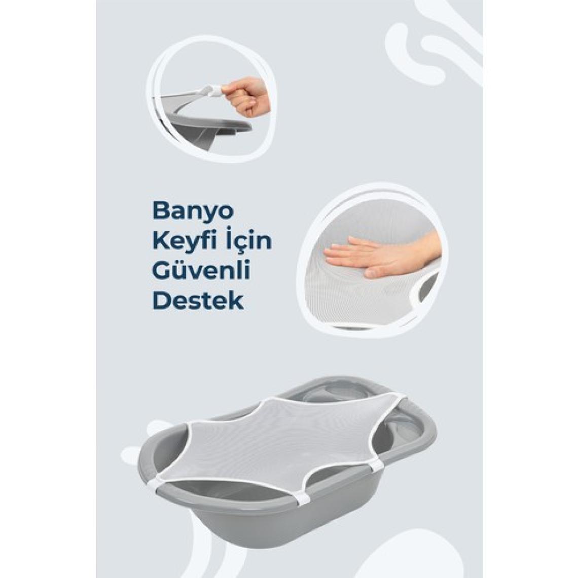 Babyjem Ayaklı Banyo Seti Mavi