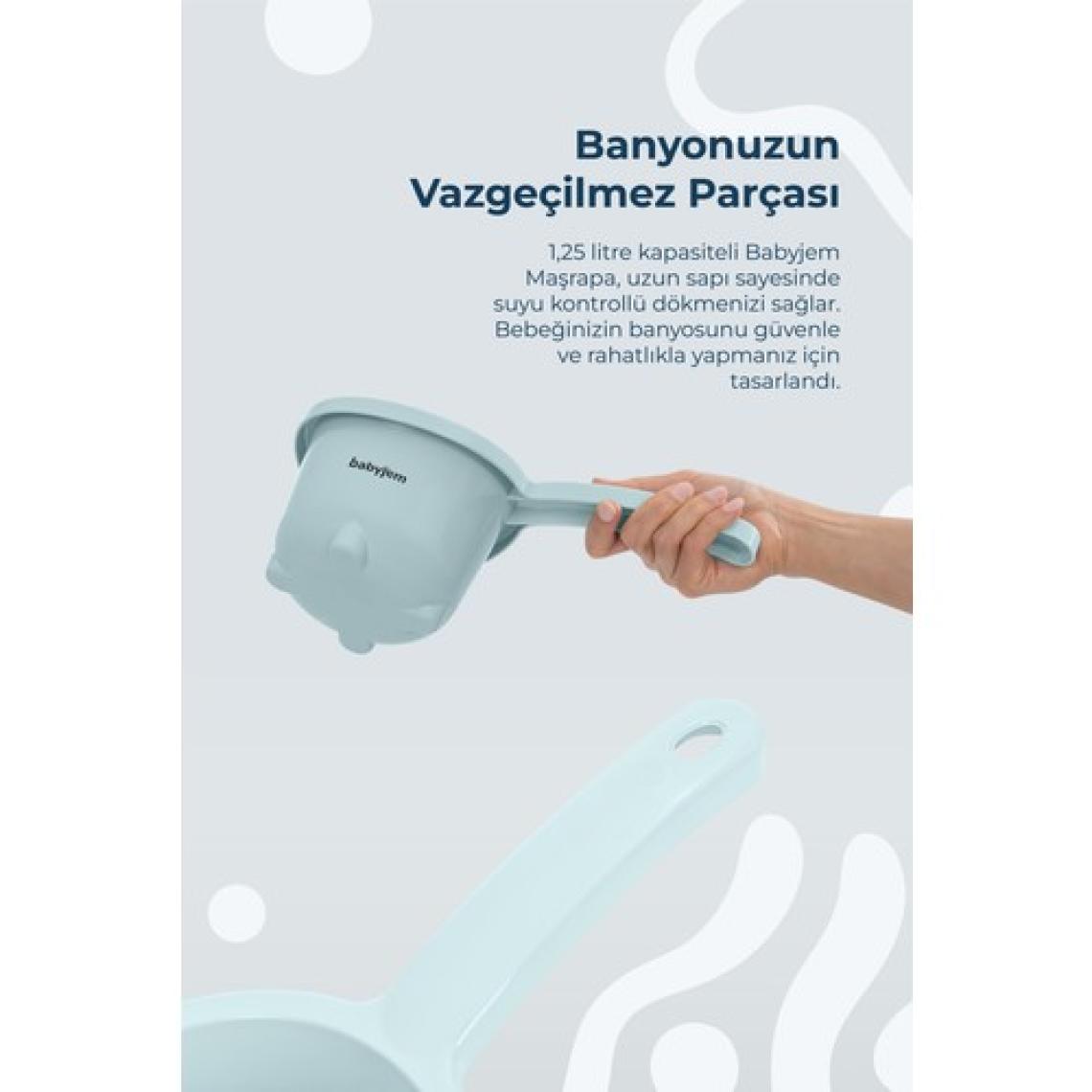 Babyjem Ayaklı Banyo Seti Mavi