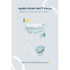 Babyjem Ayaklı Banyo Seti Mavi