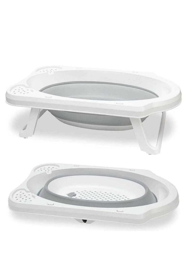 Free Bebek 6'lı Bebek Küvet Set (Fileli) cm - 6 Parça Bebe Seti Katlanır