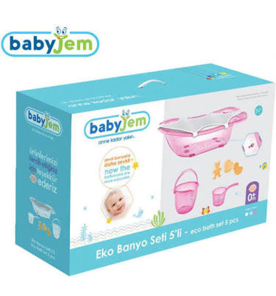 Babyjem Bebek Banyo Seti 5 Parça Gri