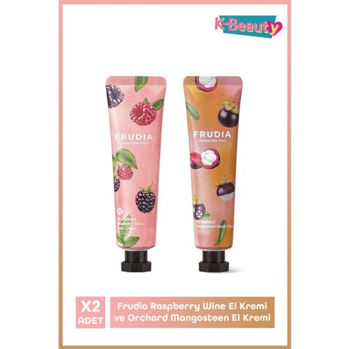 Frudia Raspberry Wine El Kremi  ve Orchard Mangosteen El Kremi