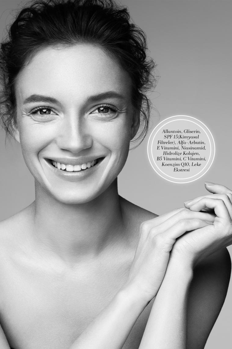 Bioder Yaşlanma Ve Leke Karşıtı El Kremi 50 Ml - Kolajen Q10 Arbutin C Vitamini Spf 15 Alkolsüz