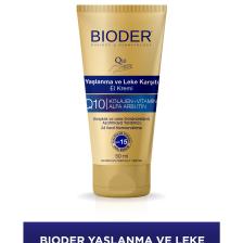 Bioder Yaşlanma Ve Leke Karşıtı El Kremi 50 Ml - Kolajen Q10 Arbutin C Vitamini Spf 15 Alkolsüz