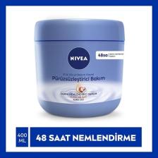 NIVEA El ve Vücut Bakım Kremi Pürüzsüzleştirici 400ml, 48 Saat Nemlendirici Serum, Shea Yağı, Kuru Ciltler