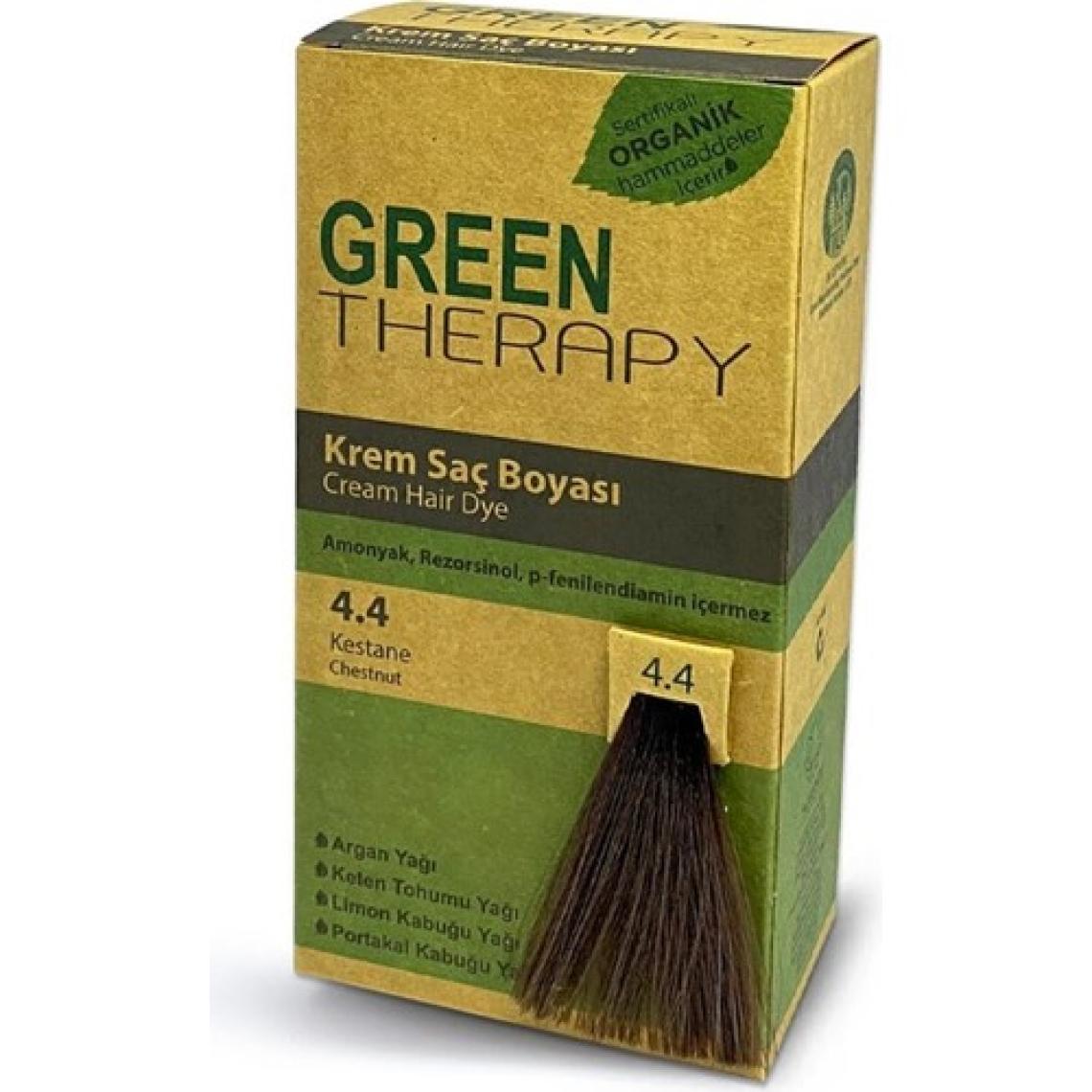 Green Therapy Krem Saç Boyası 4.4 Kestane