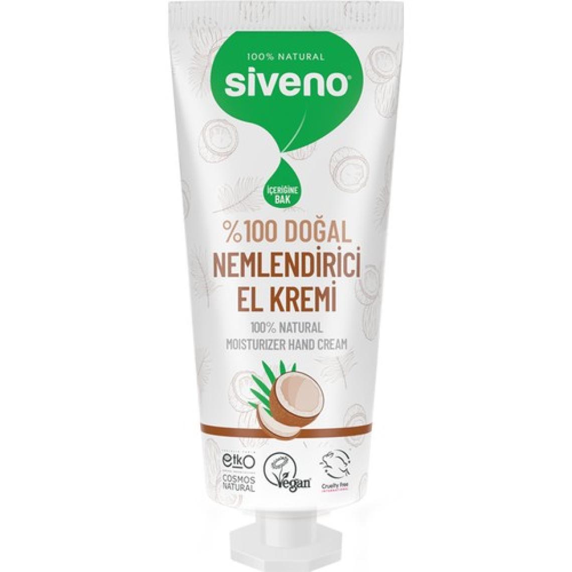Siveno %100 Doğal El Ve Vücut Kremi Hindistan Cevizi Avokado Yoğun Nemlendirici Onarıcı Vegan 30 ml