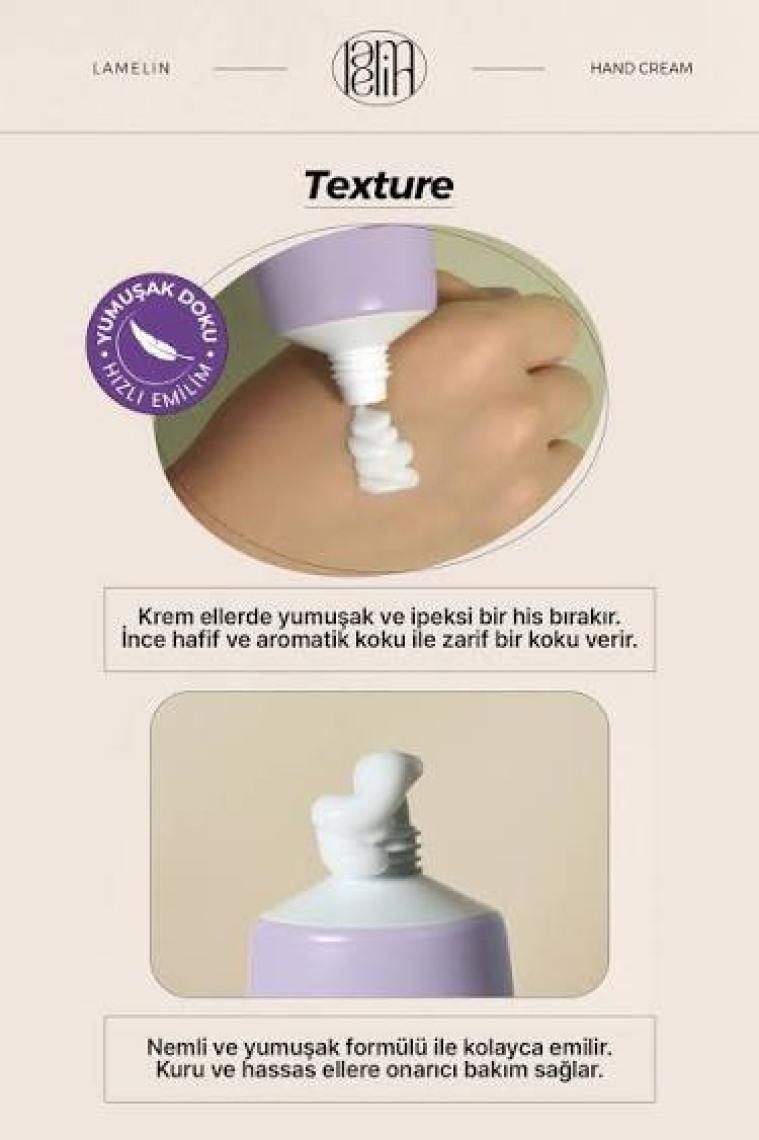 Lamelin Lavanta Özü Içeren Nemlendirici El Bakım Kremi Lamelin Pure Hand Cream 100 ml