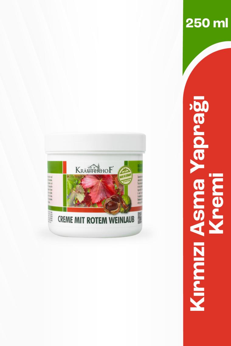 Krauterhof Kırmızı Asma Yaprağı Bacak Kremi 250 ml