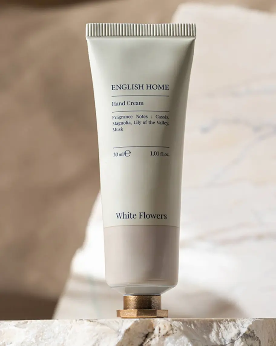 English Home Beyaz Çiçekler El Kremi 30 ml Bej