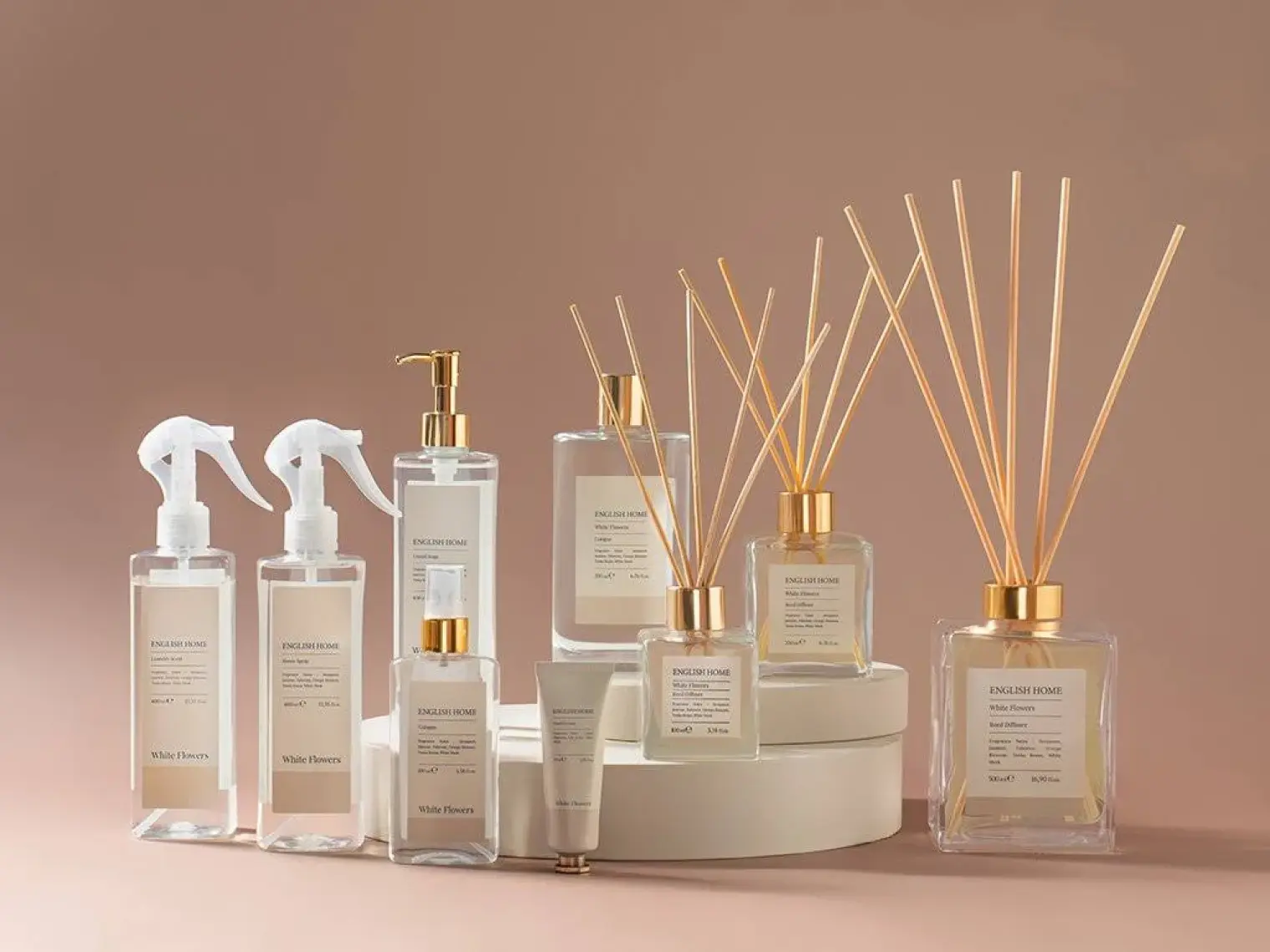 English Home Beyaz Çiçekler El Kremi 30 ml Bej