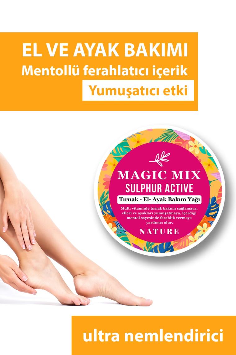 Magic Mix Active Sulphur Güçlendirici Ve Besleyici Tırnak Yağı 50 ml