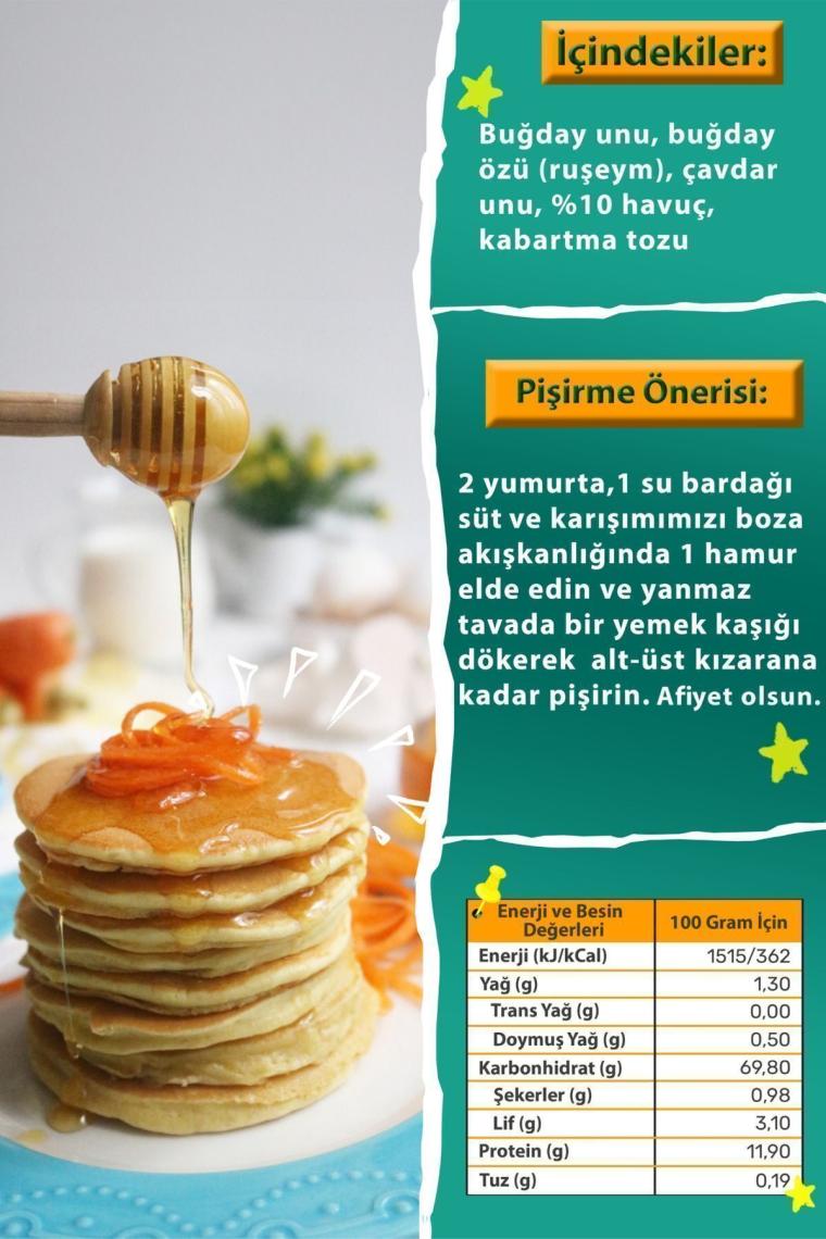 Havuçlu Pankek Karışımı  235gr