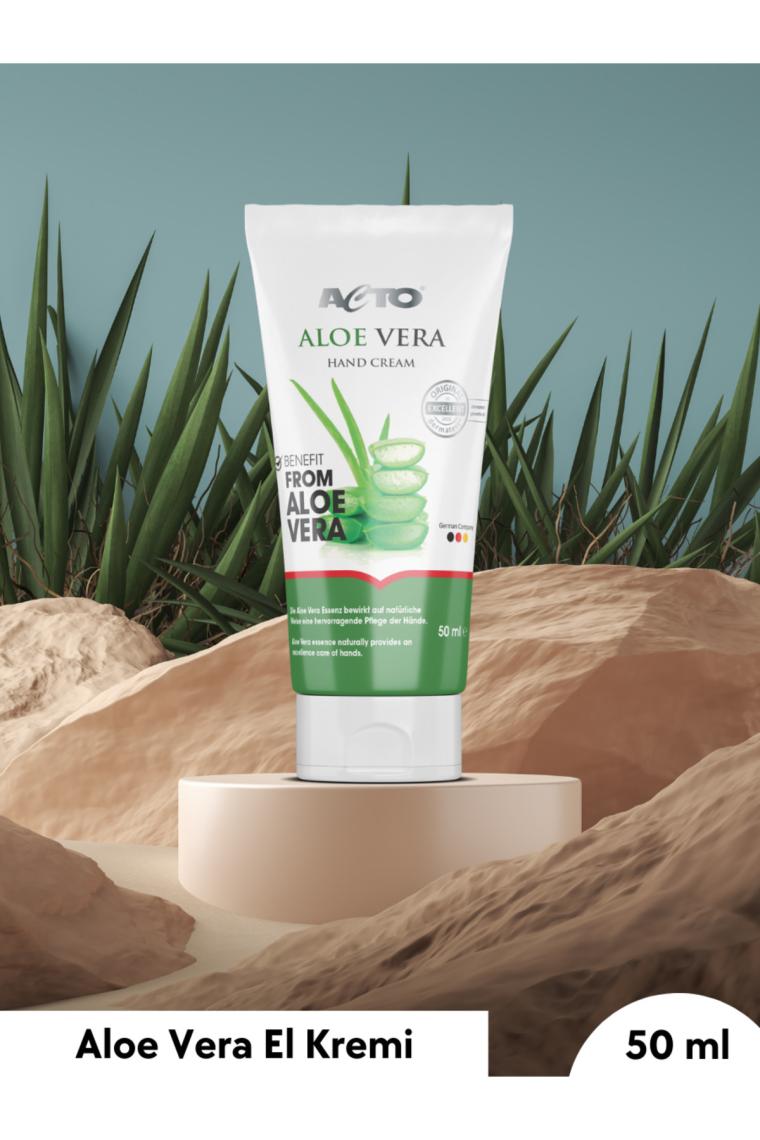 ® Aloe Vera Hand Cream 50 ml | Aloe Vera Özlü El Bakım Kremi | Yeni Formül