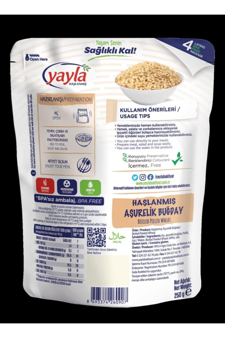 Haşlanmış Aşurelik Buğday 250 Gr