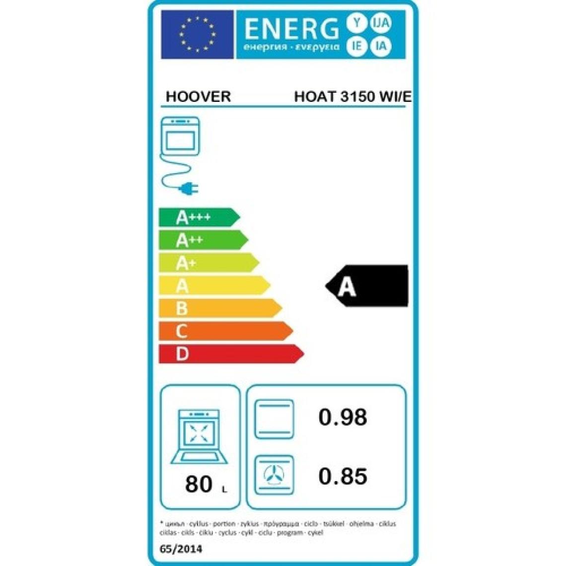 Hoover HOAT 3150 WI/E Ankastre Fırın