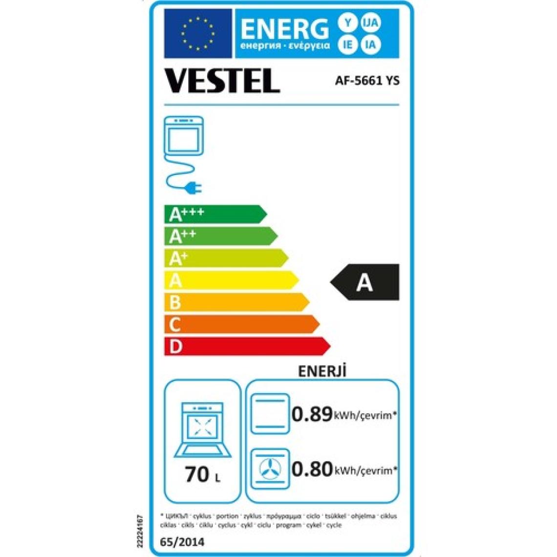 Vestel Af 5661 Ys Ankastre Fırın