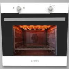 Alveus Mfa 604 Statik Beyaz  Ankastre Fırın